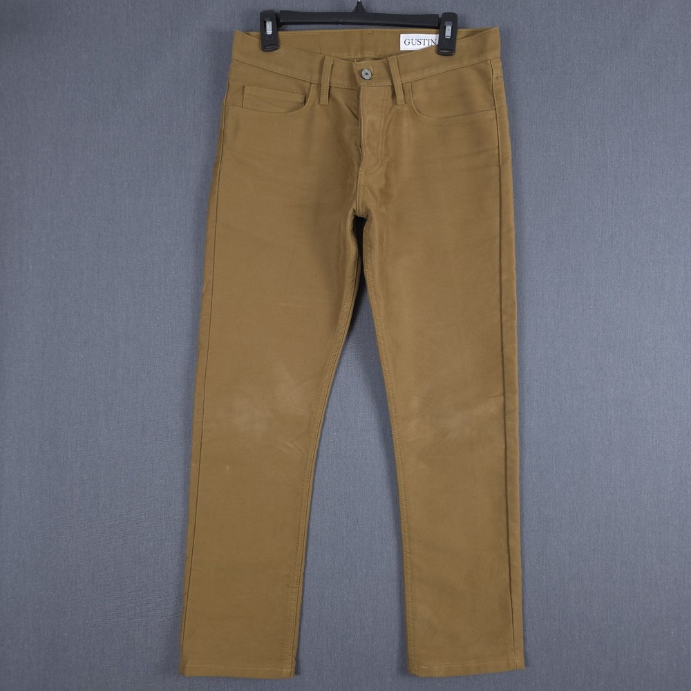 Gustin 87 Japan Heavy Moleskin 5 Pocket Pant Gold Camel Men 33 (Fits 31x29) Slim